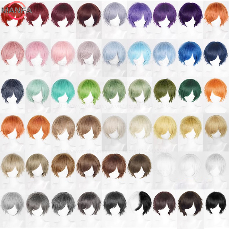 Synthetic Braided Wigs For Black Women - Perruque de Cosplay synthétique courte et