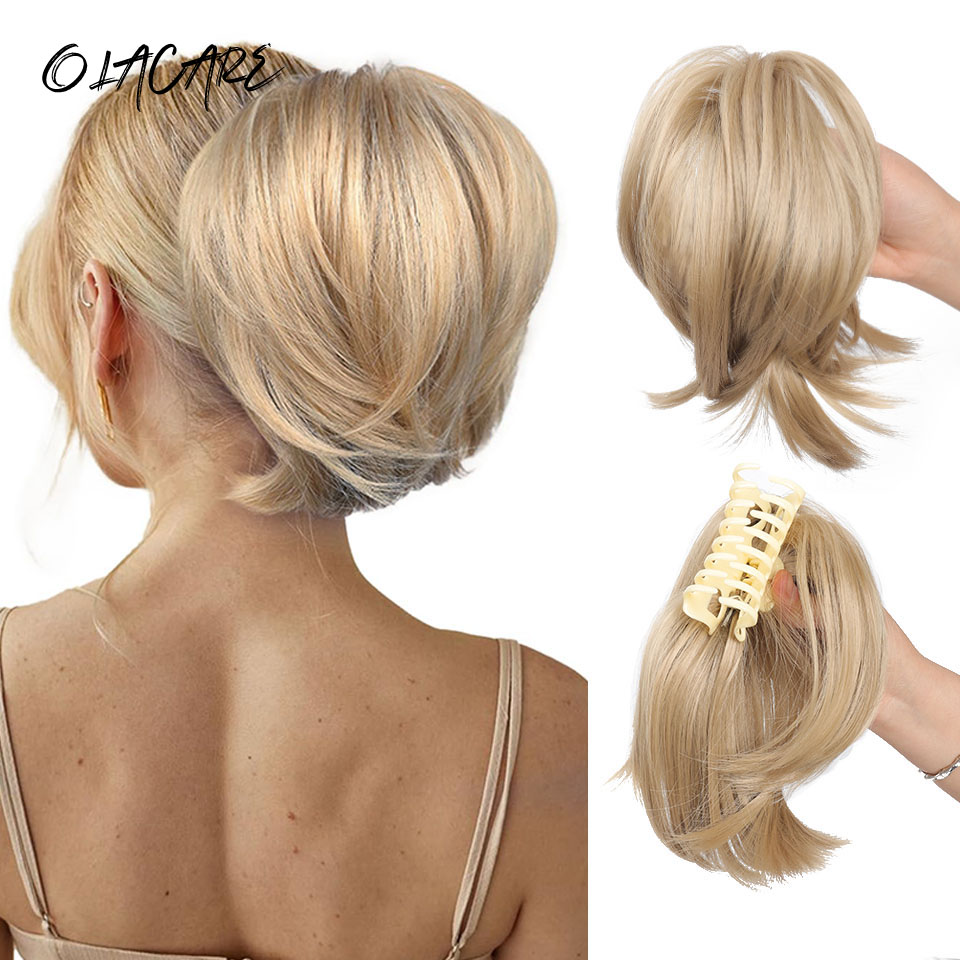 Claw Clip Messy Bun Hair Piece - Chignon désordre morceau de cheveux pince
