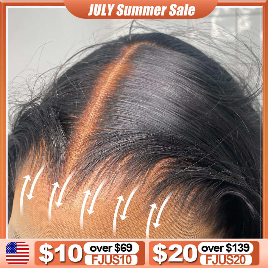 Hd Lace Frontal Wig Human Hair Pre Plucked - BEEOS Perruque frontale complète en dentelle