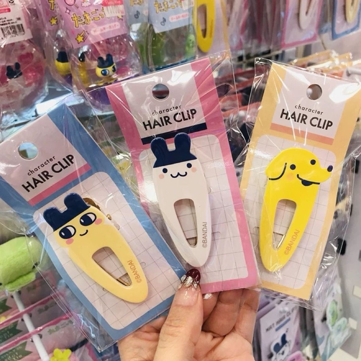 Hair Bundles - Pinces à cheveux Tamagotchi, Mametchi, Kuchipatchi,