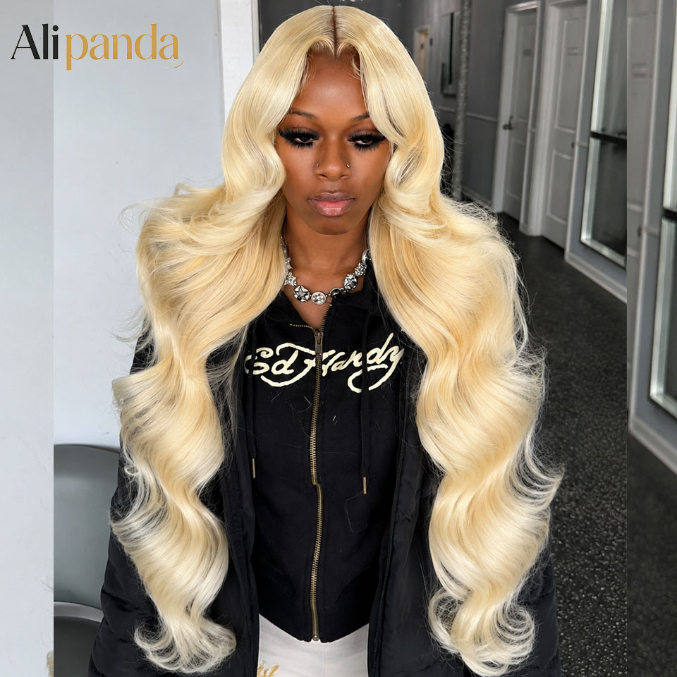 613 Blonde Body Wave Lace Front Wig - Perruque frontale en dentelle HD 613