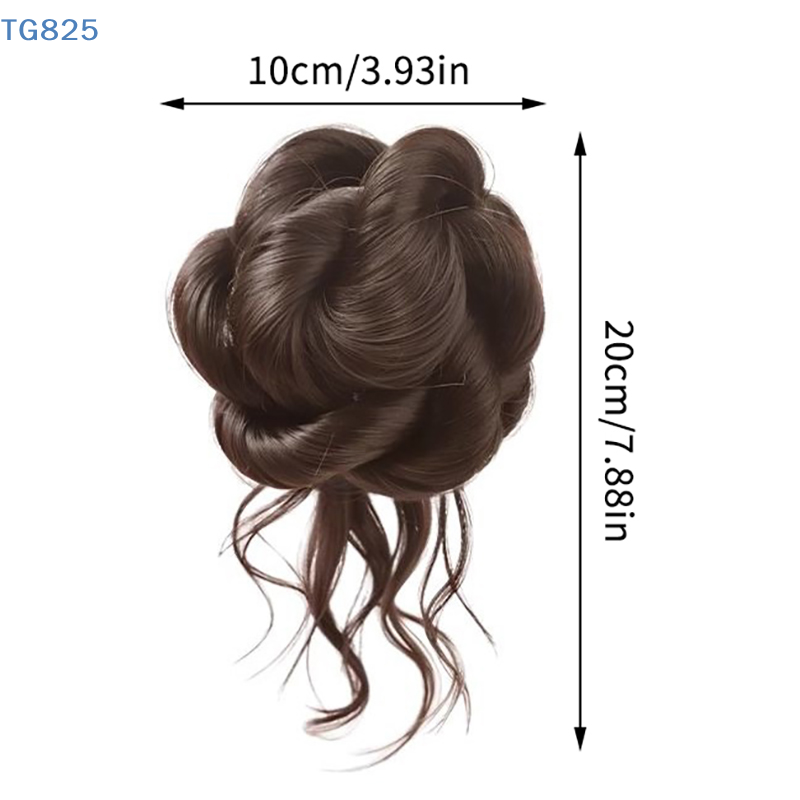 Claw Clip Messy Bun Hair Piece - Nouveau Chignon Synthétique Effet Coiffure Désordonnée