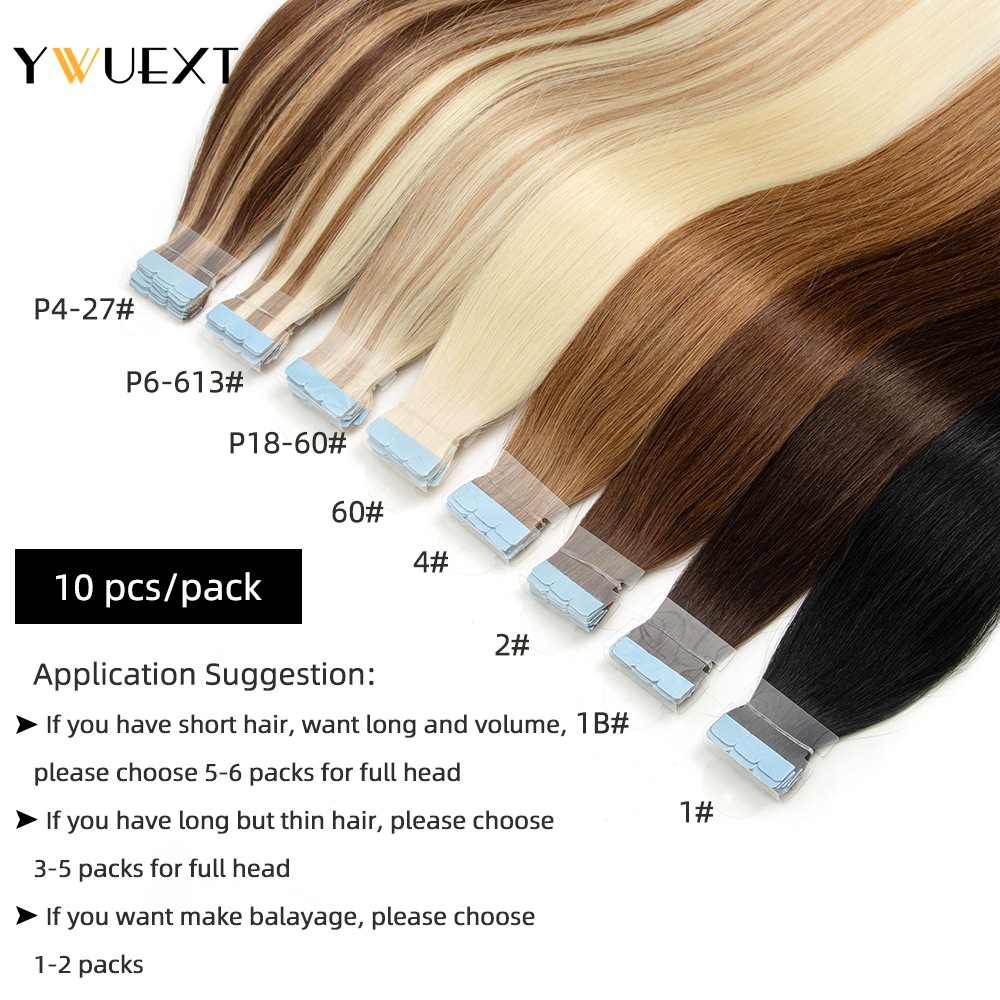 YWUEXT Mini ruban adhésif dans - Invisible Tape In Extensions Real Hair avis et prix