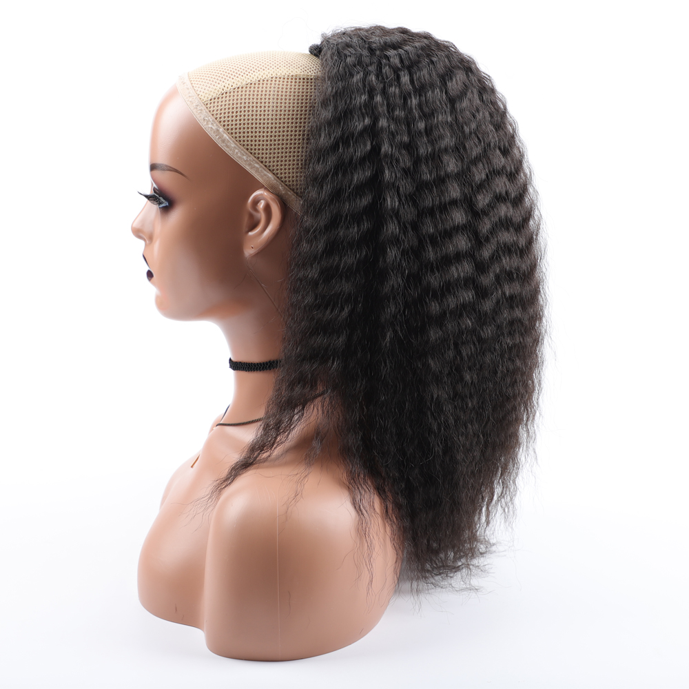Faux cordon synthétique queue  - Drawstring Afro Curly Puff Ponytail avis et prix