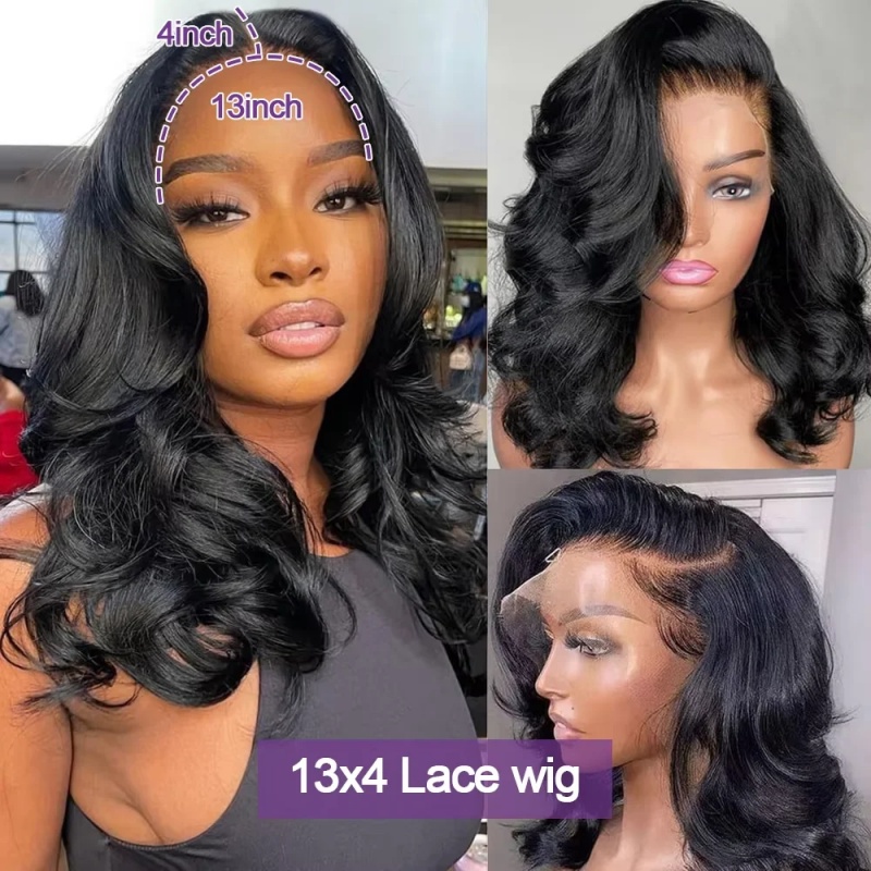 Perruque Courte Bob Ondulée 20 - Glueless Wear And Go Human Hair Wig avis et prix