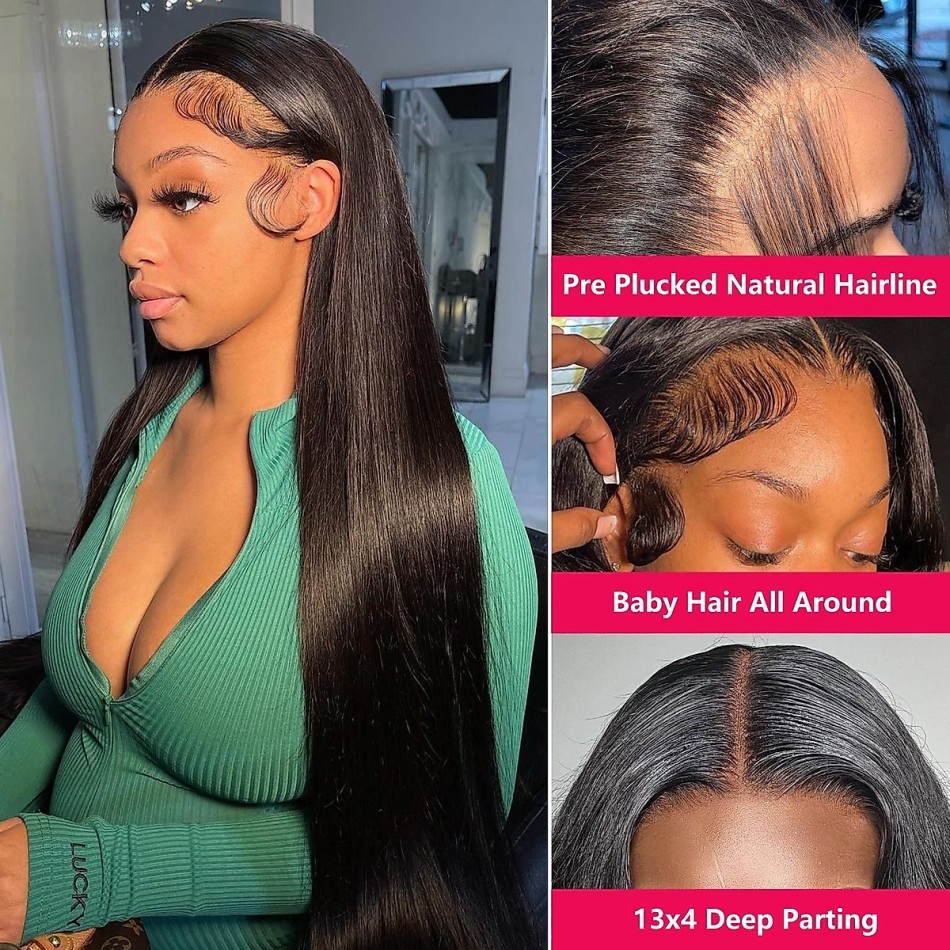 Perruques en cheveux humains l - Hd Lace Frontal Wig Human Hair Pre Plucked avis et prix