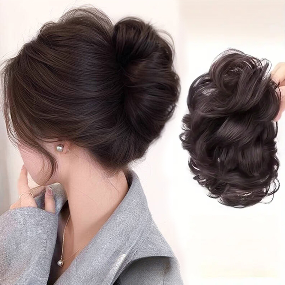 Chignon synthétique en désordr - Claw Clip Messy Bun Hair Piece avis et prix