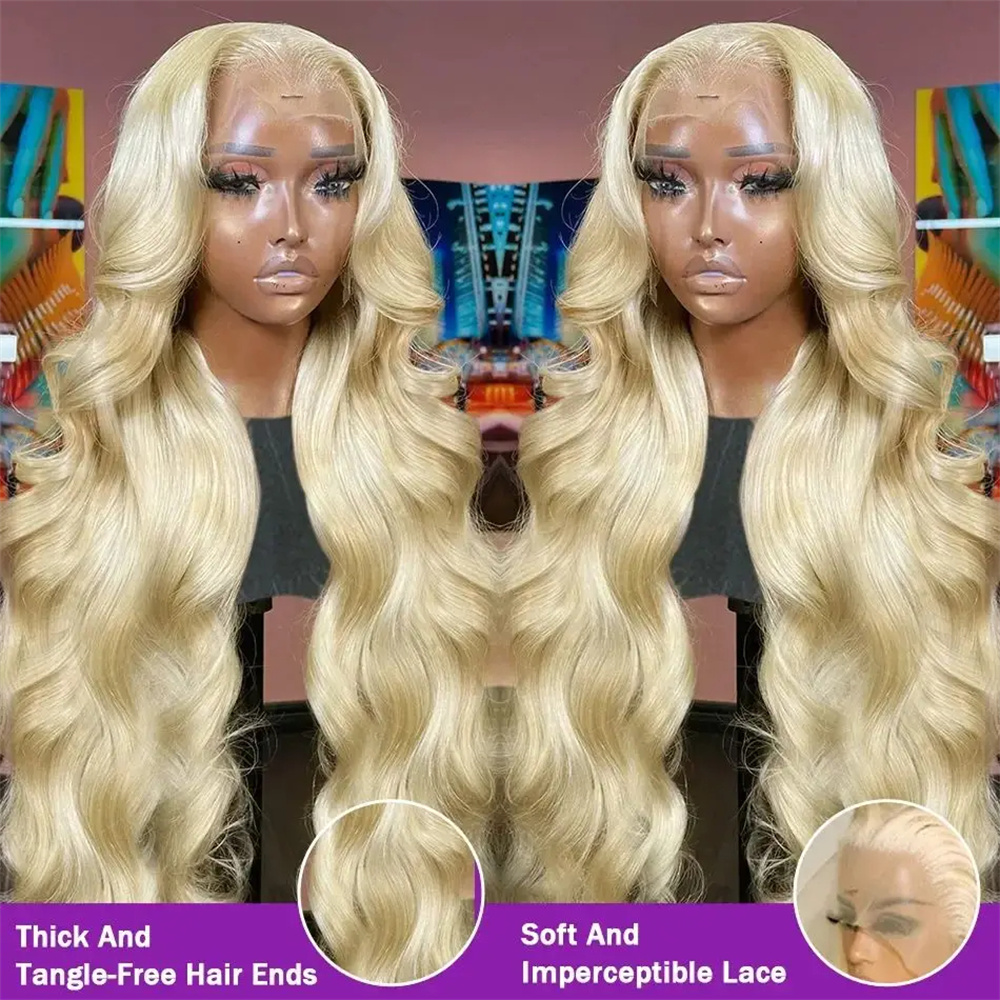 Finros vague de corps 13x6 HD  - 613 Blonde Body Wave Lace Front Wig avis et prix