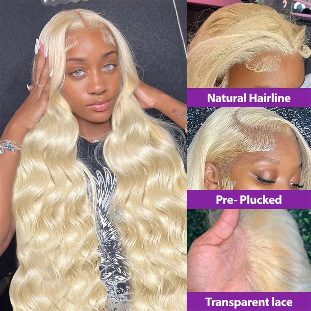 Finros vague de corps 13x6 HD  - 613 Blonde Body Wave Lace Front Wig avis et prix