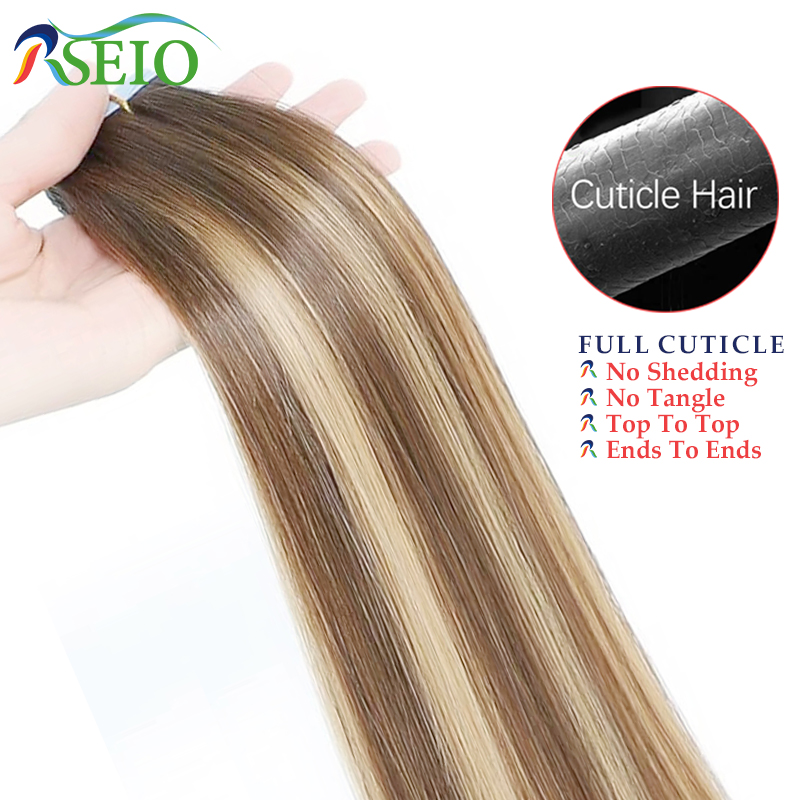 RSEIO-Extensions de Cheveux Hu - Invisible Tape In Extensions Real Hair avis et prix