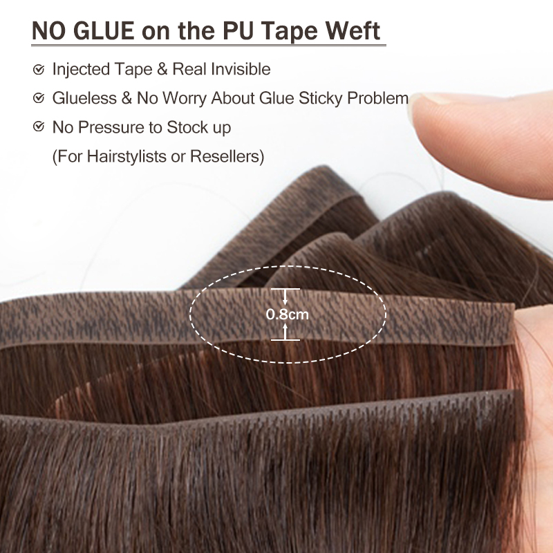 Bundles de cheveux humains de  - Invisible Tape In Extensions Real Hair avis et prix