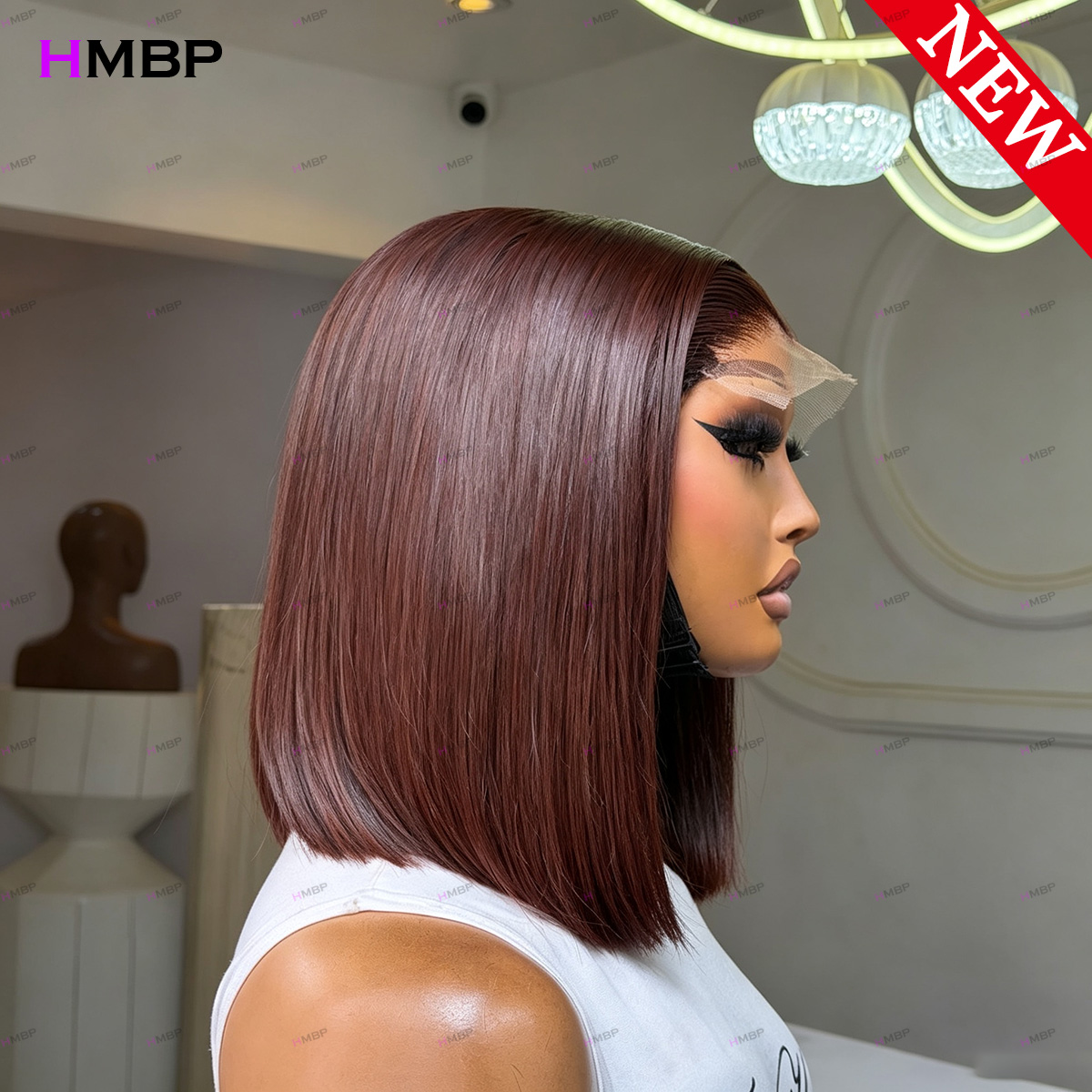 # Perruque Bob Lisse Auburn Fo - Glueless Wear And Go Human Hair Wig avis et prix