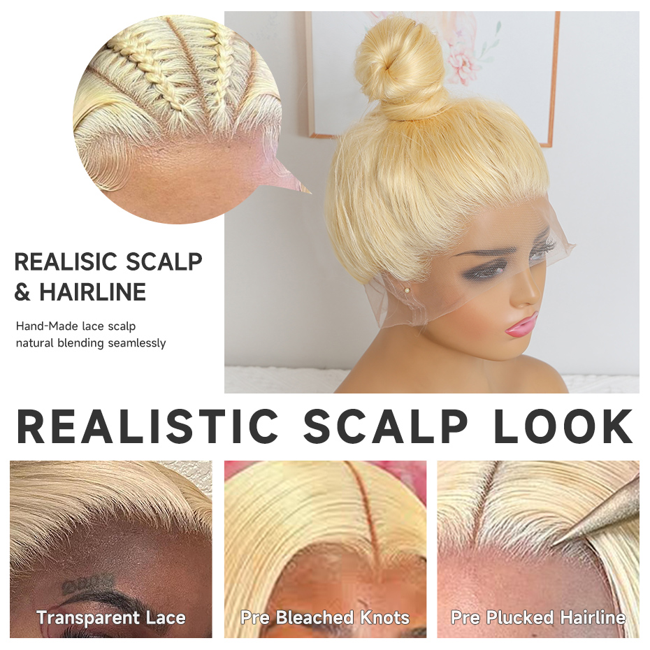Perruques en cheveux humains l - Lace Front Wigs avis et prix